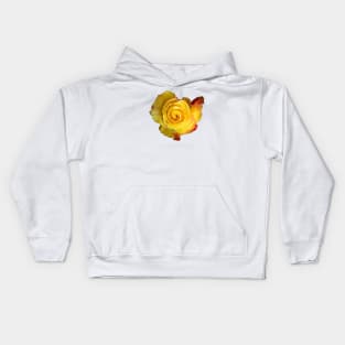 Rose yellow II / Swiss Artwork Photography Kids Hoodie